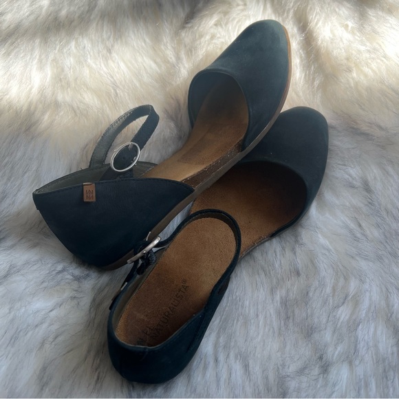 El Naturalista Black Comfort Leather Strap Sandals Sustainable - Picture 4 of 8